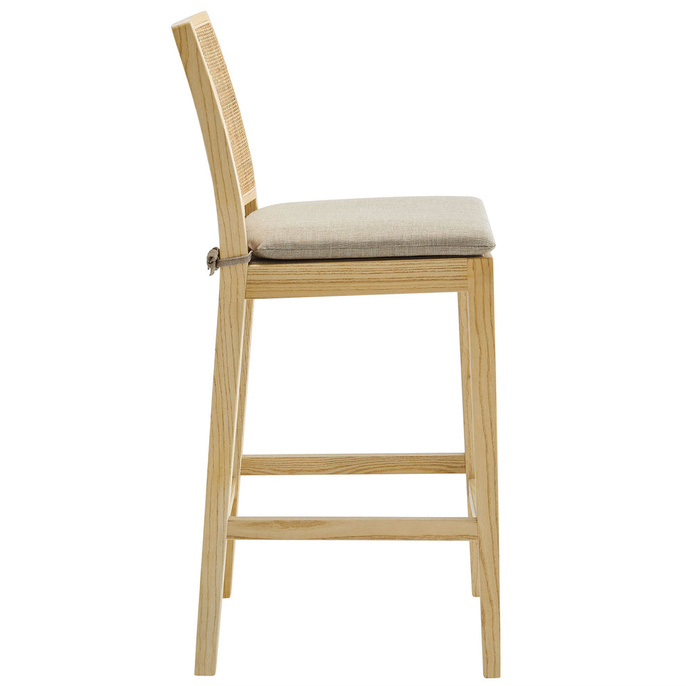 Ovard Wood and Rattan Counter Stool by Modway | Counter Stools | Modishstore - 3