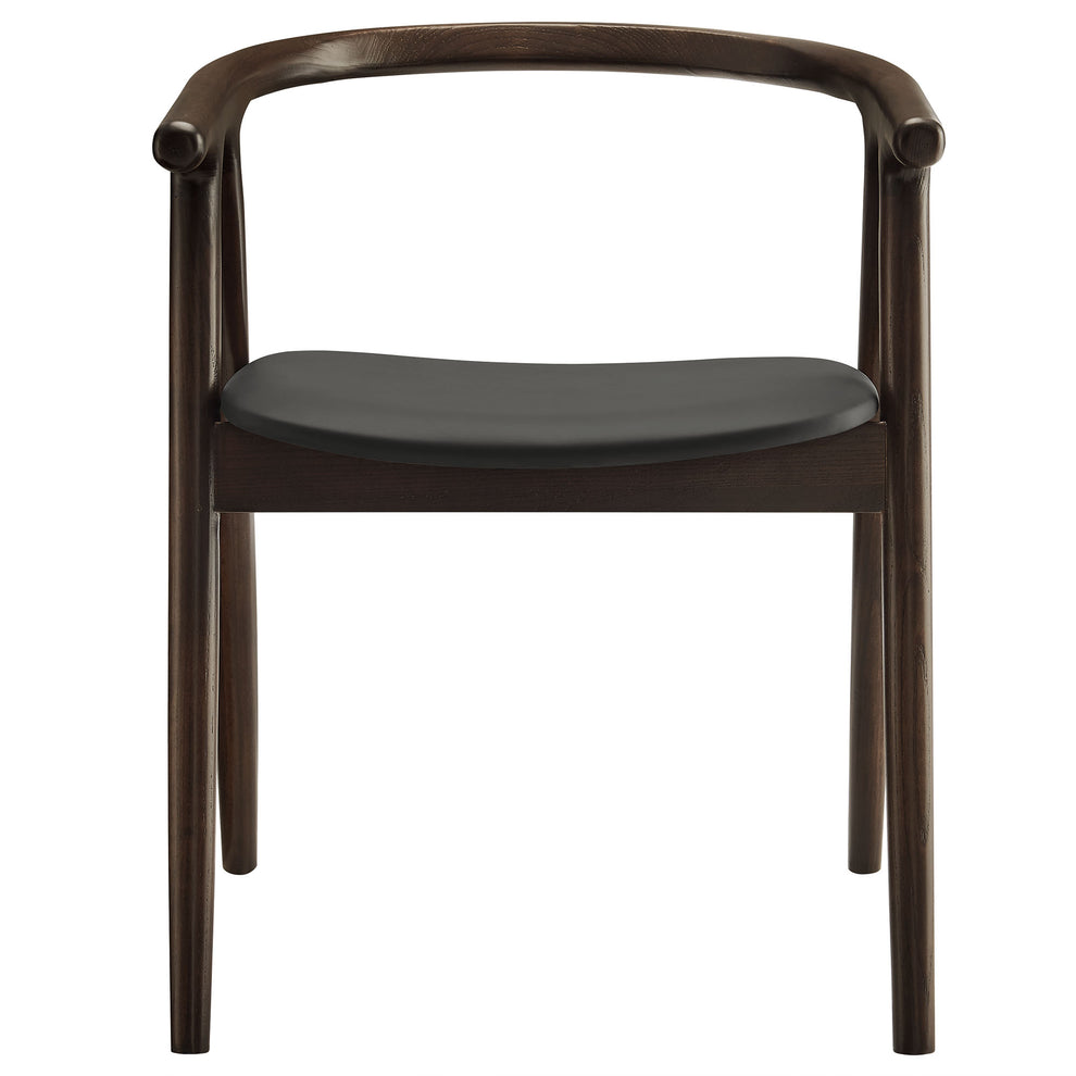 Henry Vegan Leather and Wood Dining Chair by Modway | Dining Chairs | Modishstore - 5