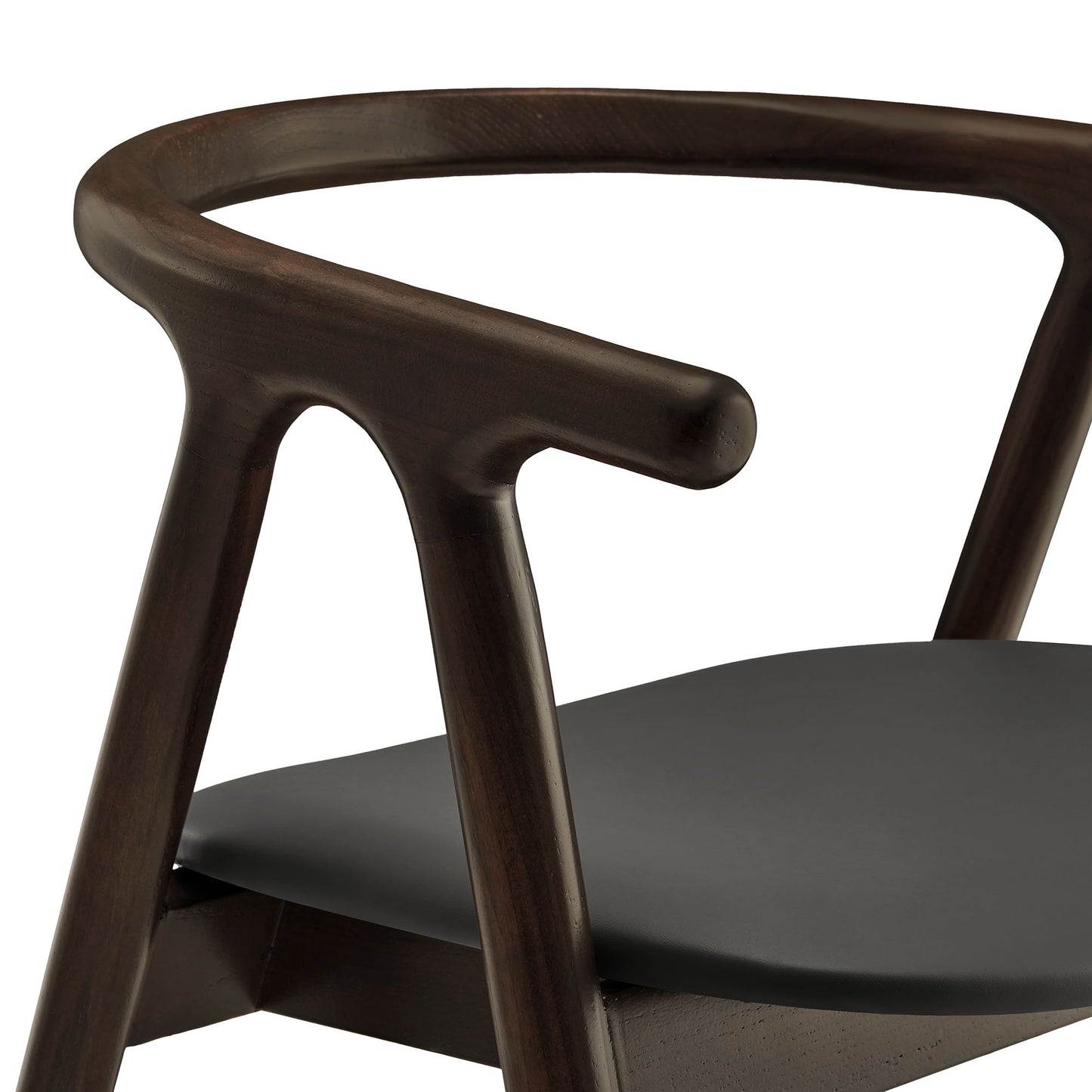 Henry Vegan Leather and Wood Dining Chair by Modway | Dining Chairs | Modishstore - 6