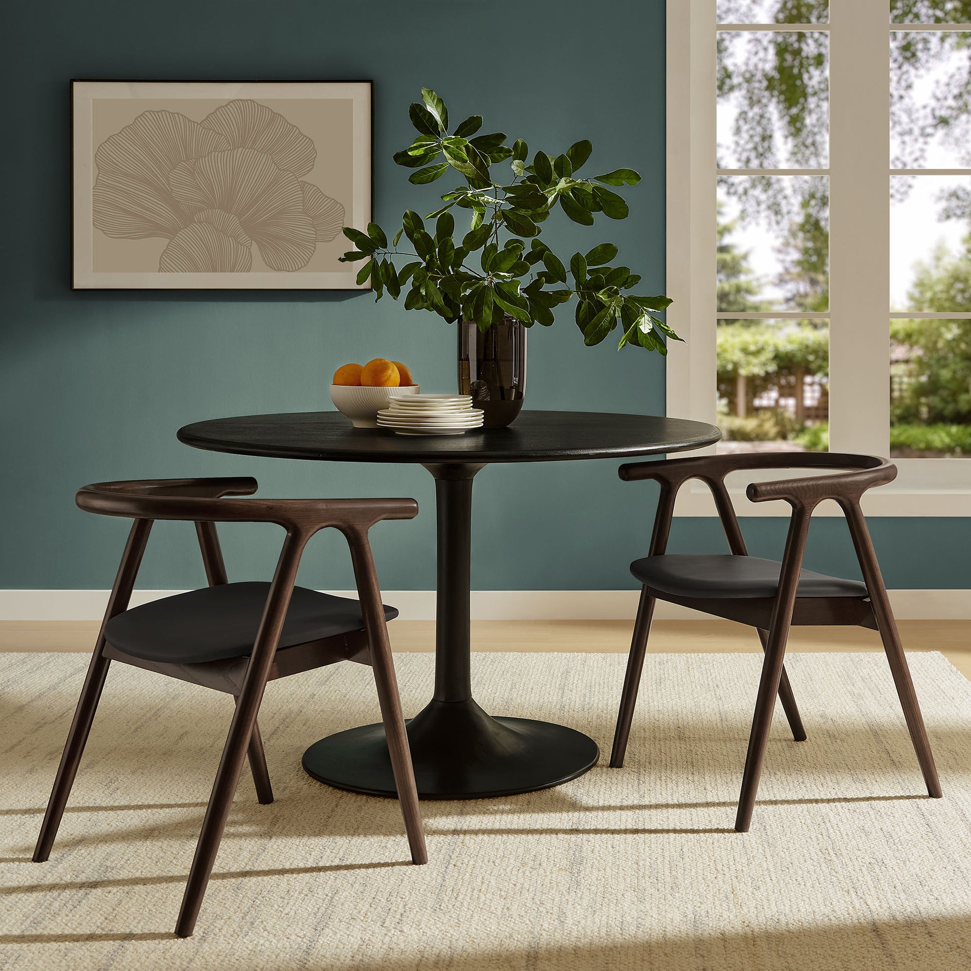 Henry Vegan Leather and Wood Dining Chair by Modway | Dining Chairs | Modishstore - 1