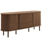 Harlan 67" Fluted Oval Sideboard Cabinet by Modway | Sideboards | Modishstore - 2