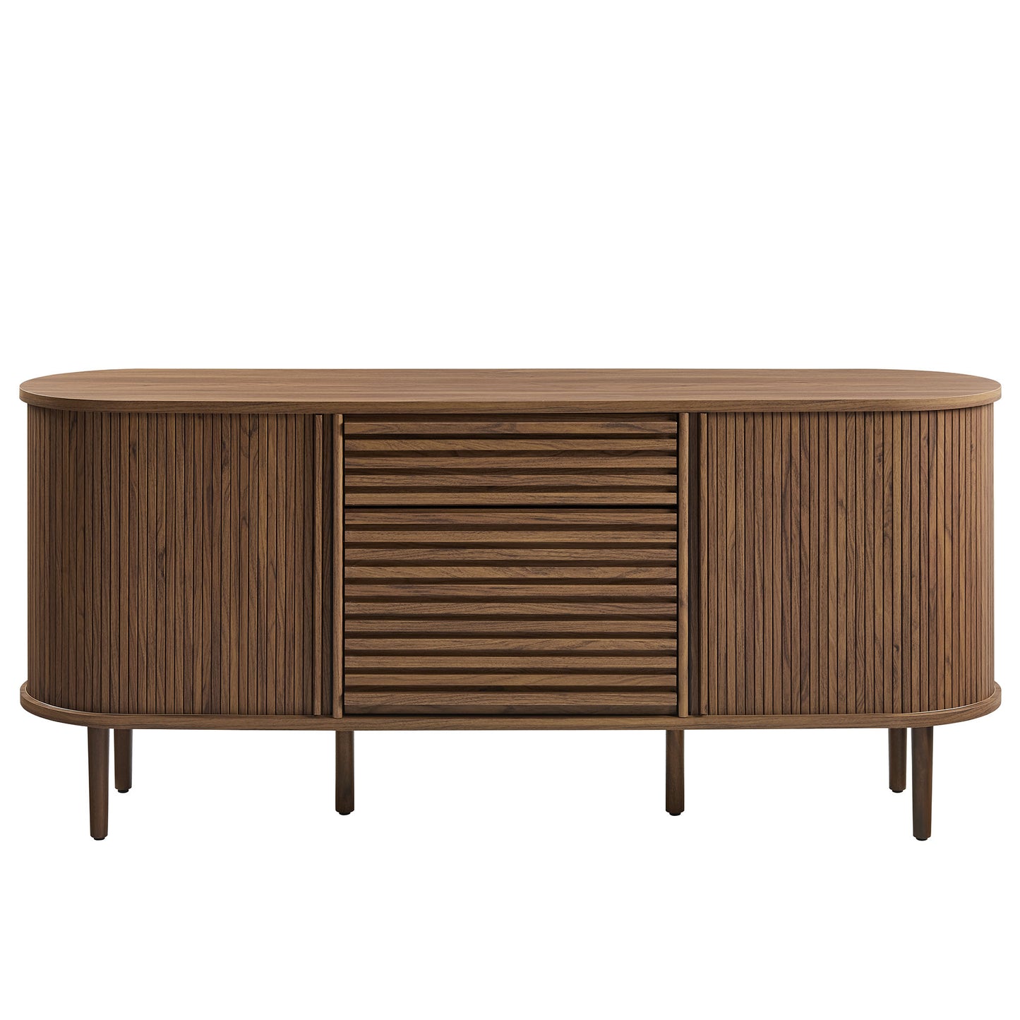Harlan 67" Fluted Oval Sideboard Cabinet by Modway | Sideboards | Modishstore - 4