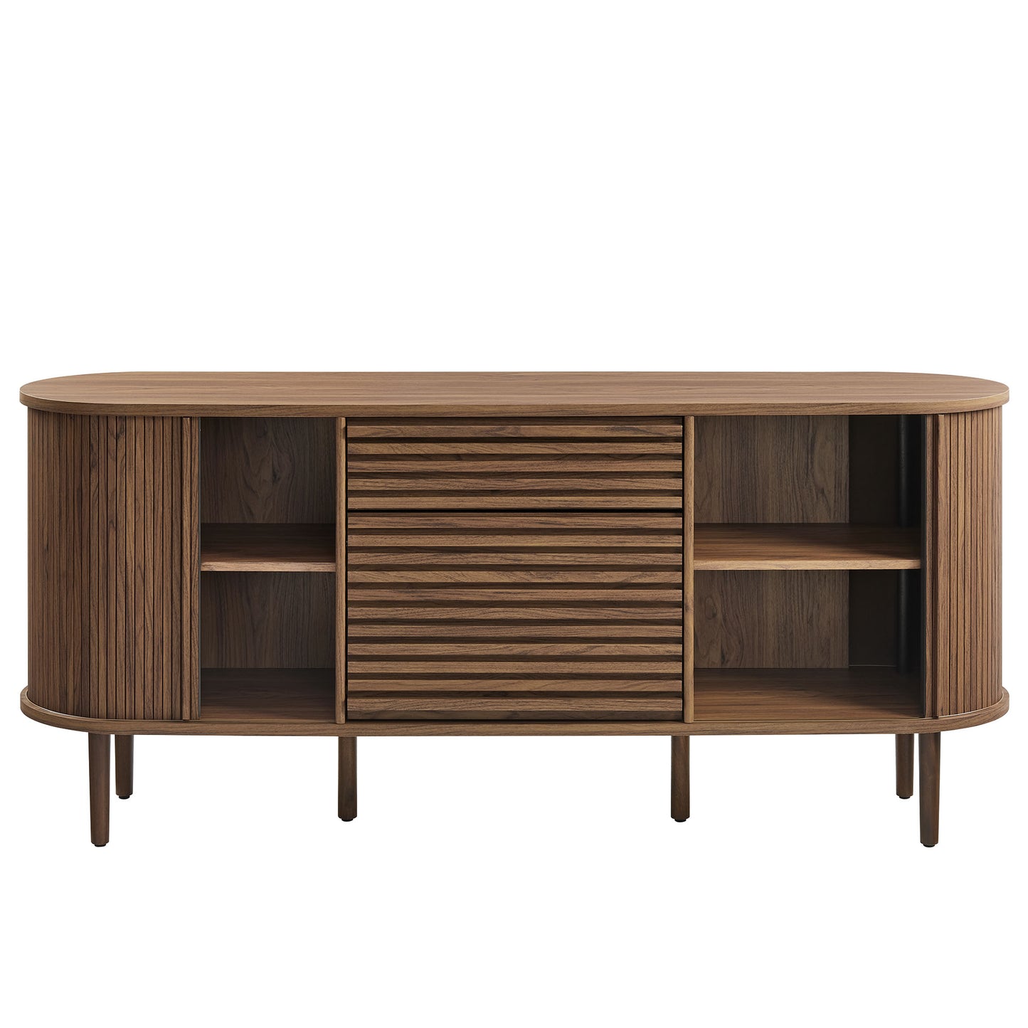 Harlan 67" Fluted Oval Sideboard Cabinet by Modway | Sideboards | Modishstore - 5