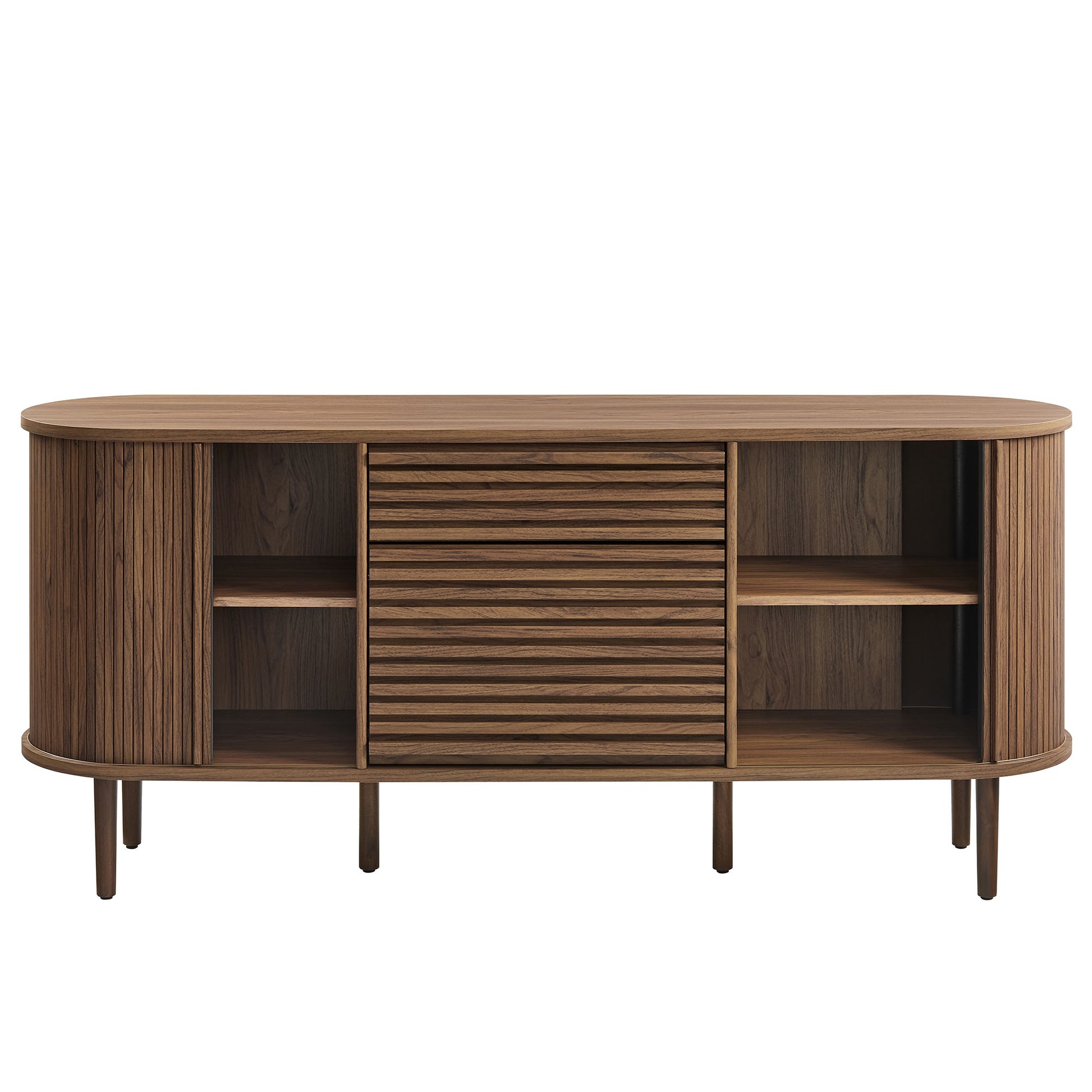 Harlan 67" Fluted Oval Sideboard Cabinet by Modway | Sideboards | Modishstore - 5