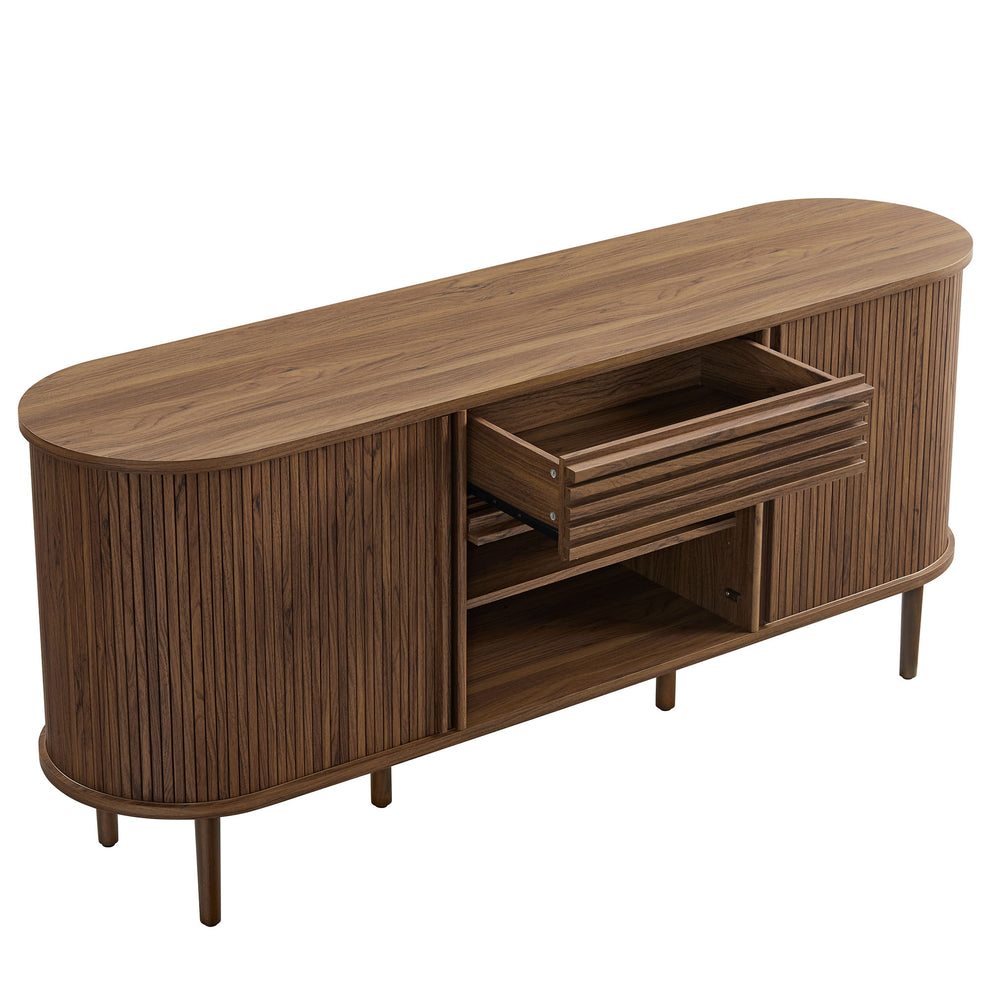 Harlan 67" Fluted Oval Sideboard Cabinet by Modway | Sideboards | Modishstore - 6