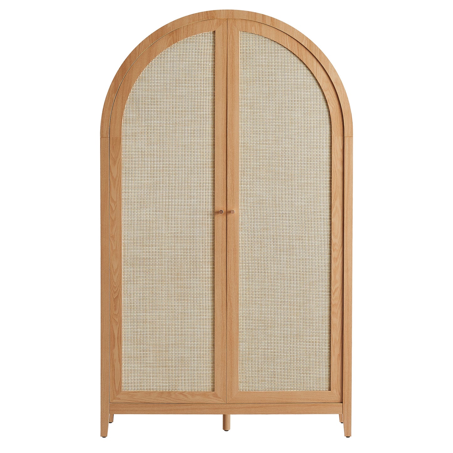 Calista 79" Tall Wide Rattan Arched Storage Cabinet by Modway | Cabinests | Modishstore - 4