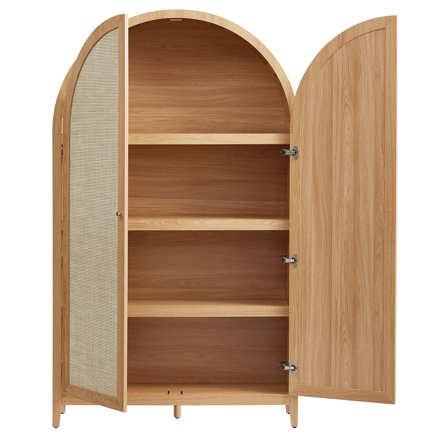 Calista 79" Tall Wide Rattan Arched Storage Cabinet by Modway | Cabinests | Modishstore - 5