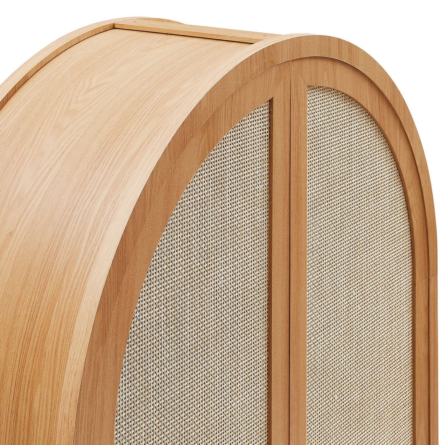 Calista 79" Tall Wide Rattan Arched Storage Cabinet by Modway | Cabinests | Modishstore - 6