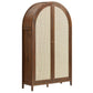 Calista 79" Tall Wide Rattan Arched Storage Cabinet by Modway | Cabinests | Modishstore - 10