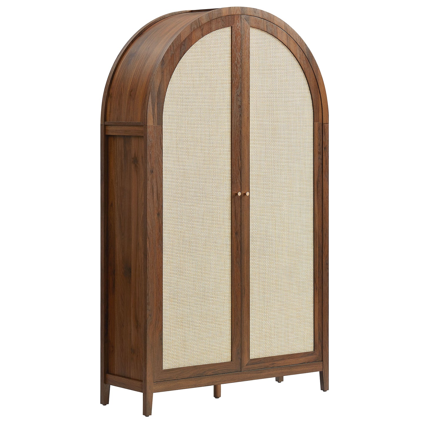 Calista 79" Tall Wide Rattan Arched Storage Cabinet by Modway | Cabinests | Modishstore - 10