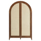 Calista 79" Tall Wide Rattan Arched Storage Cabinet by Modway | Cabinests | Modishstore - 12