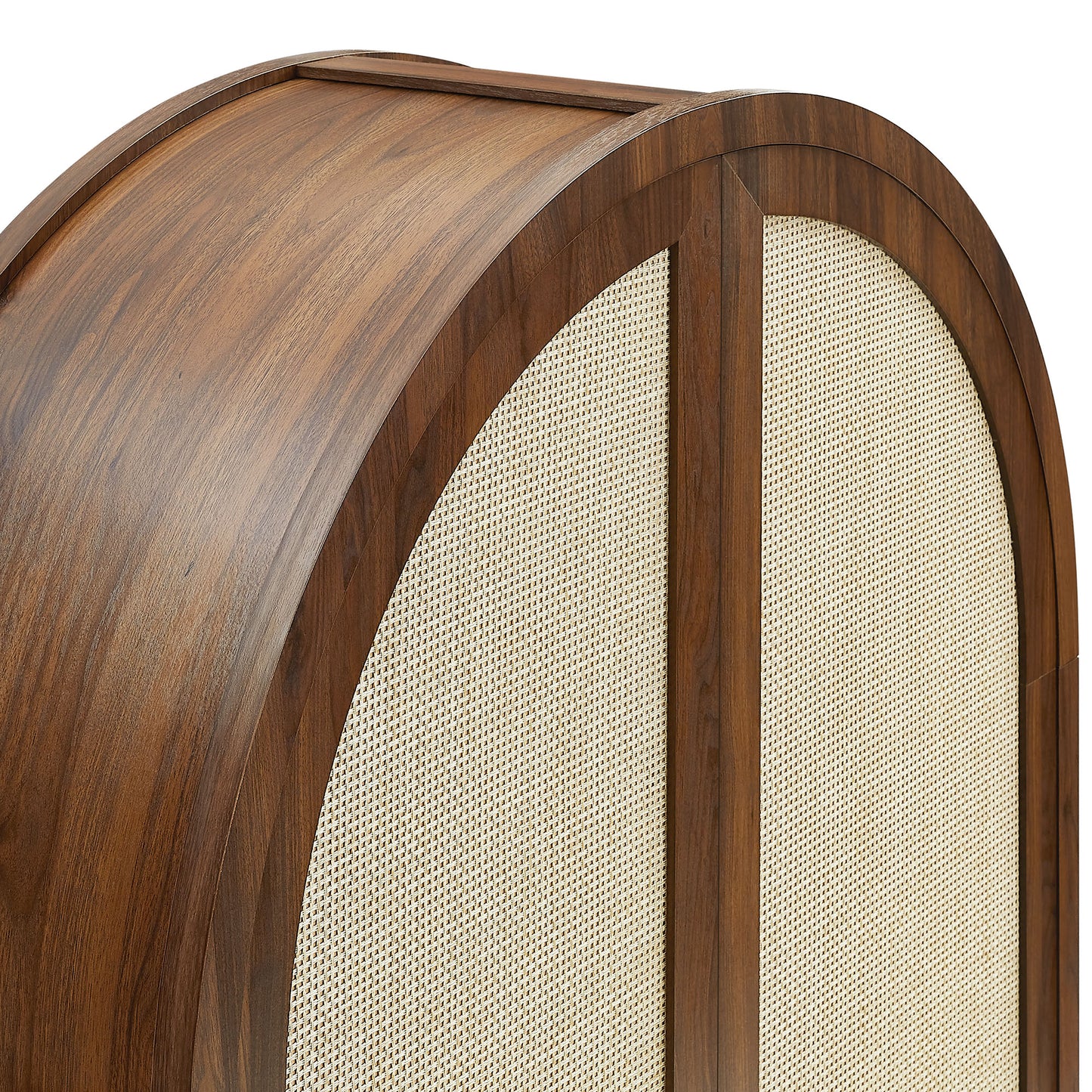 Calista 79" Tall Wide Rattan Arched Storage Cabinet by Modway | Cabinests | Modishstore - 14