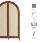 Calista 79" Tall Wide Rattan Arched Storage Cabinet by Modway | Cabinests | Modishstore - 17