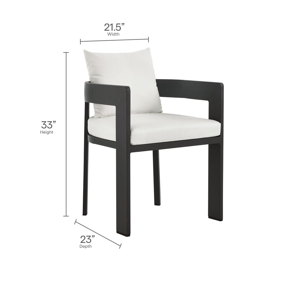 Tahoe 9-Piece Outdoor Patio Aluminum Dining Set With Extendable Table by Modway | Outdoor Patio Daybed | Modishstore - 21