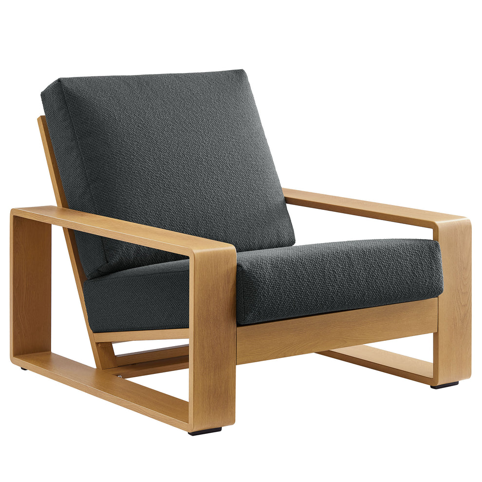 Lirienne Outdoor Patio Aluminum Faux Wood Armchair by Modway | Outdoor Patio Daybed | Modishstore - 2