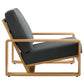 Saratoga 4-Piece Outdoor Patio Teak Wood Furniture Set by Modway