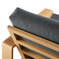 Saratoga 4-Piece Outdoor Patio Teak Wood Furniture Set by Modway