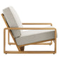 Saratoga 4-Piece Outdoor Patio Teak Wood Furniture Set by Modway