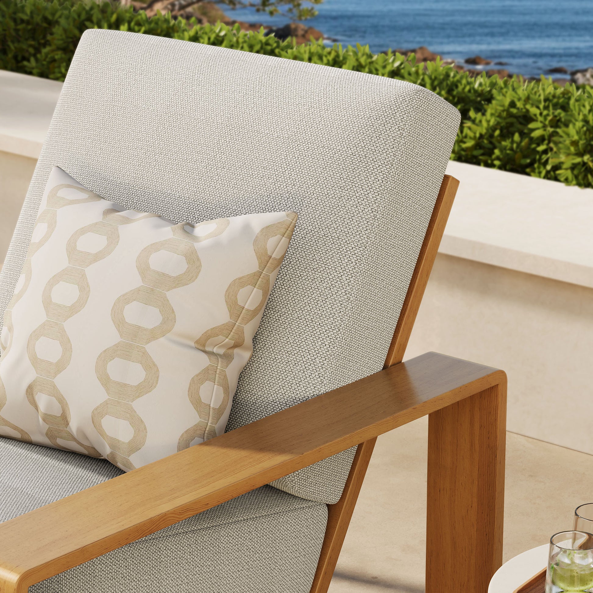 Lirienne Outdoor Patio Aluminum Faux Wood Armchair by Modway | Outdoor Patio Daybed | Modishstore - 15