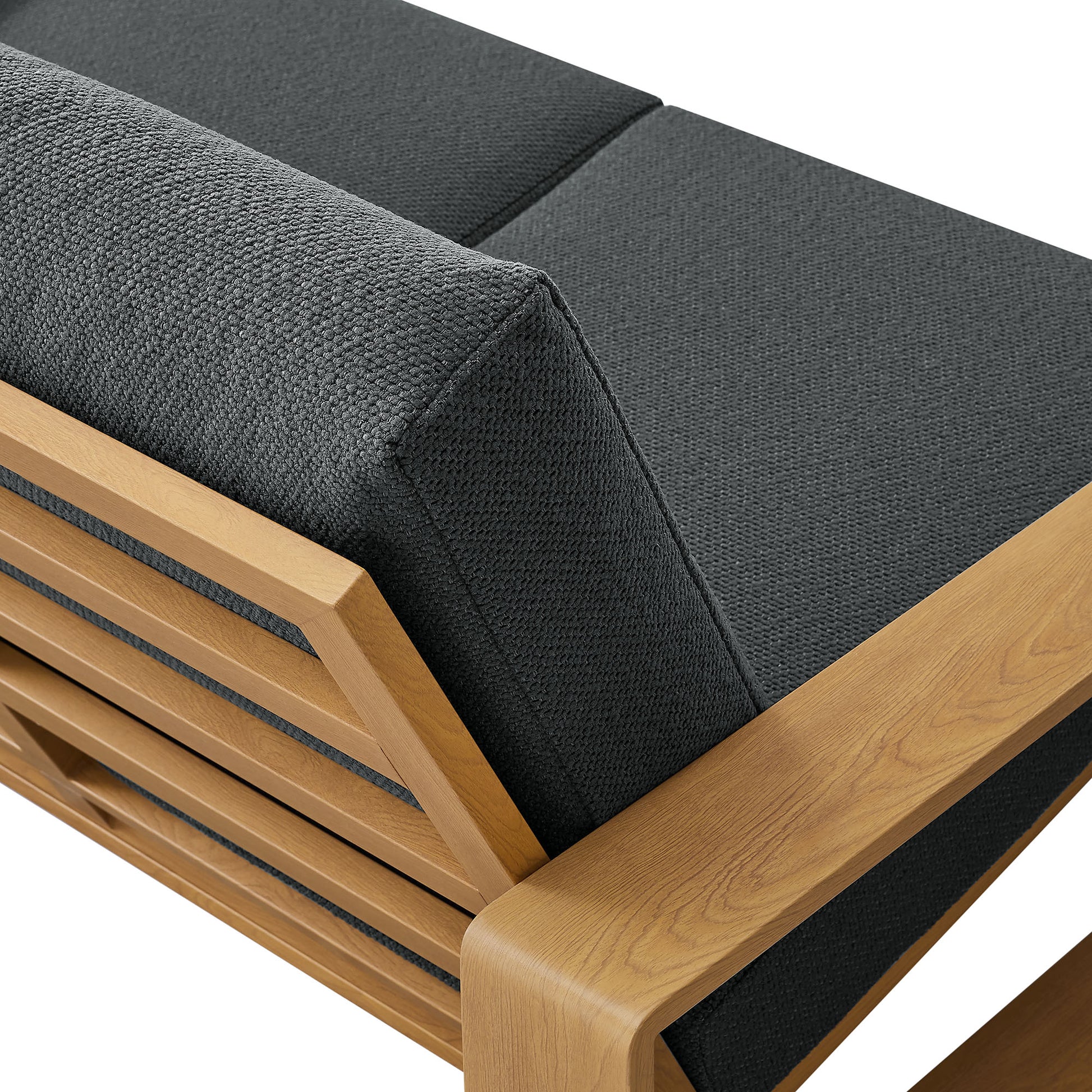 Lirienne Outdoor Patio Aluminum Faux Wood Loveseat by Modway | Loveseats | Modishstore - 6