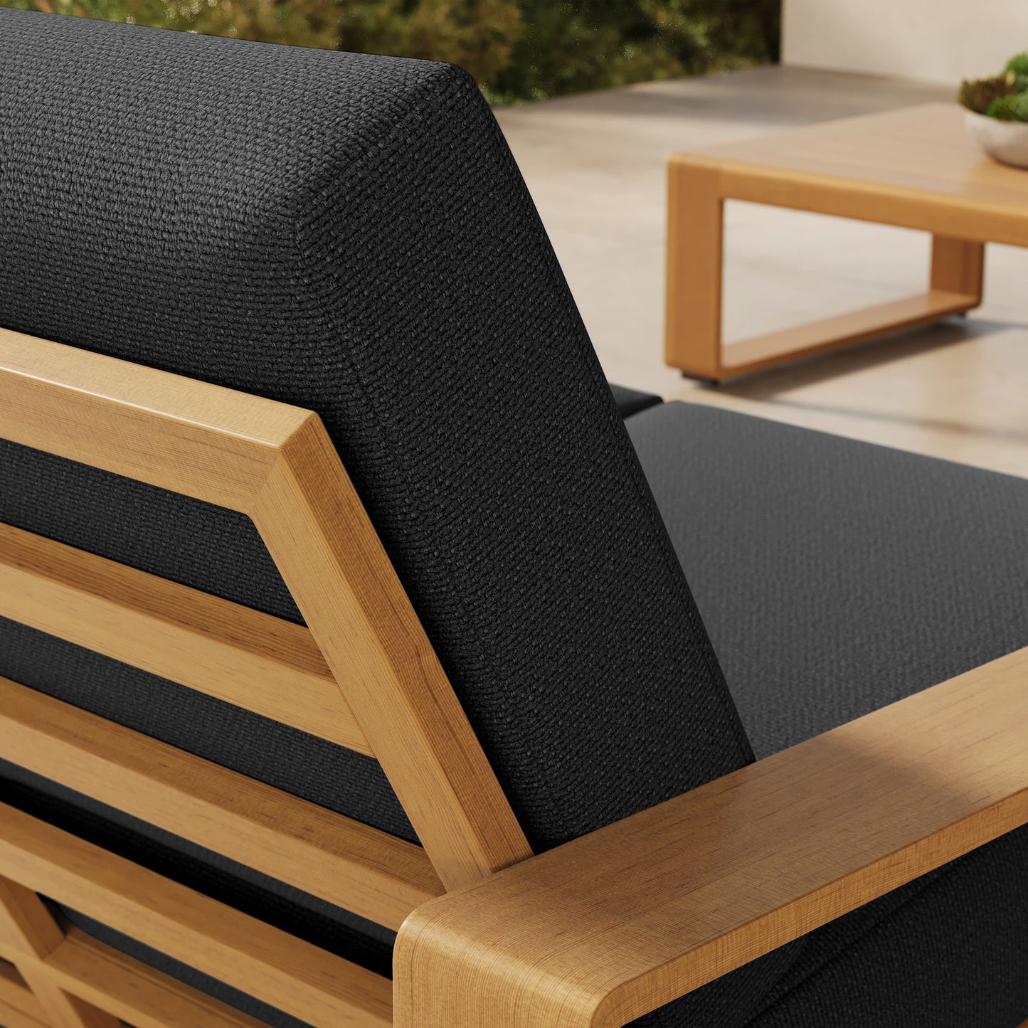 Lirienne Outdoor Patio Aluminum Faux Wood Loveseat by Modway | Loveseats | Modishstore - 7