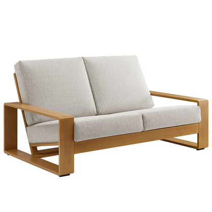 Lirienne Outdoor Patio Aluminum Faux Wood Loveseat by Modway | Loveseats | Modishstore - 10