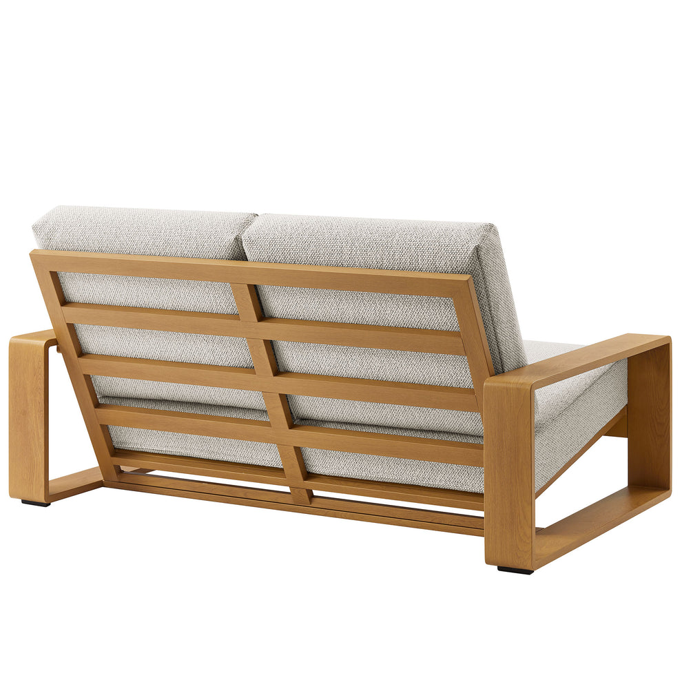 Lirienne Outdoor Patio Aluminum Faux Wood Loveseat by Modway | Loveseats | Modishstore - 12