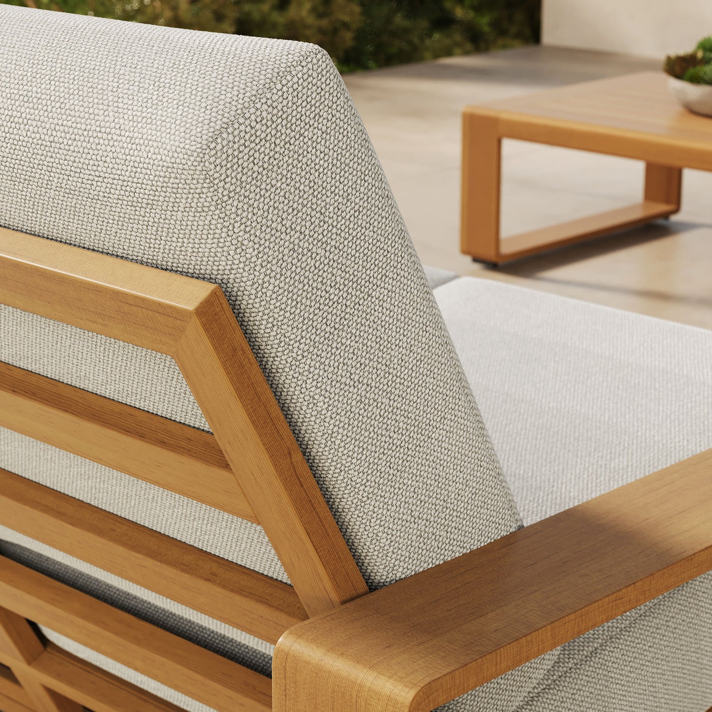 Lirienne Outdoor Patio Aluminum Faux Wood Loveseat by Modway | Loveseats | Modishstore - 15