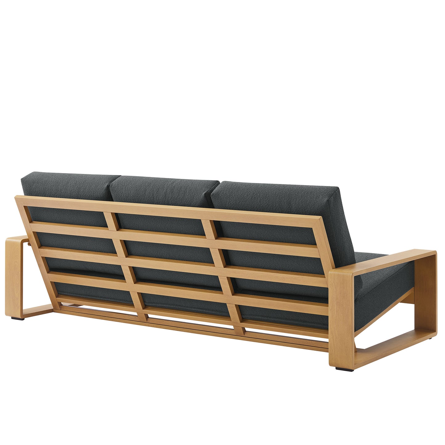 Lirienne Outdoor Patio Aluminum Faux Wood Sofa by Modway | Outdoor Patio Daybed | Modishstore - 4