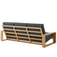Saratoga 4-Piece Outdoor Patio Teak Wood Furniture Set by Modway