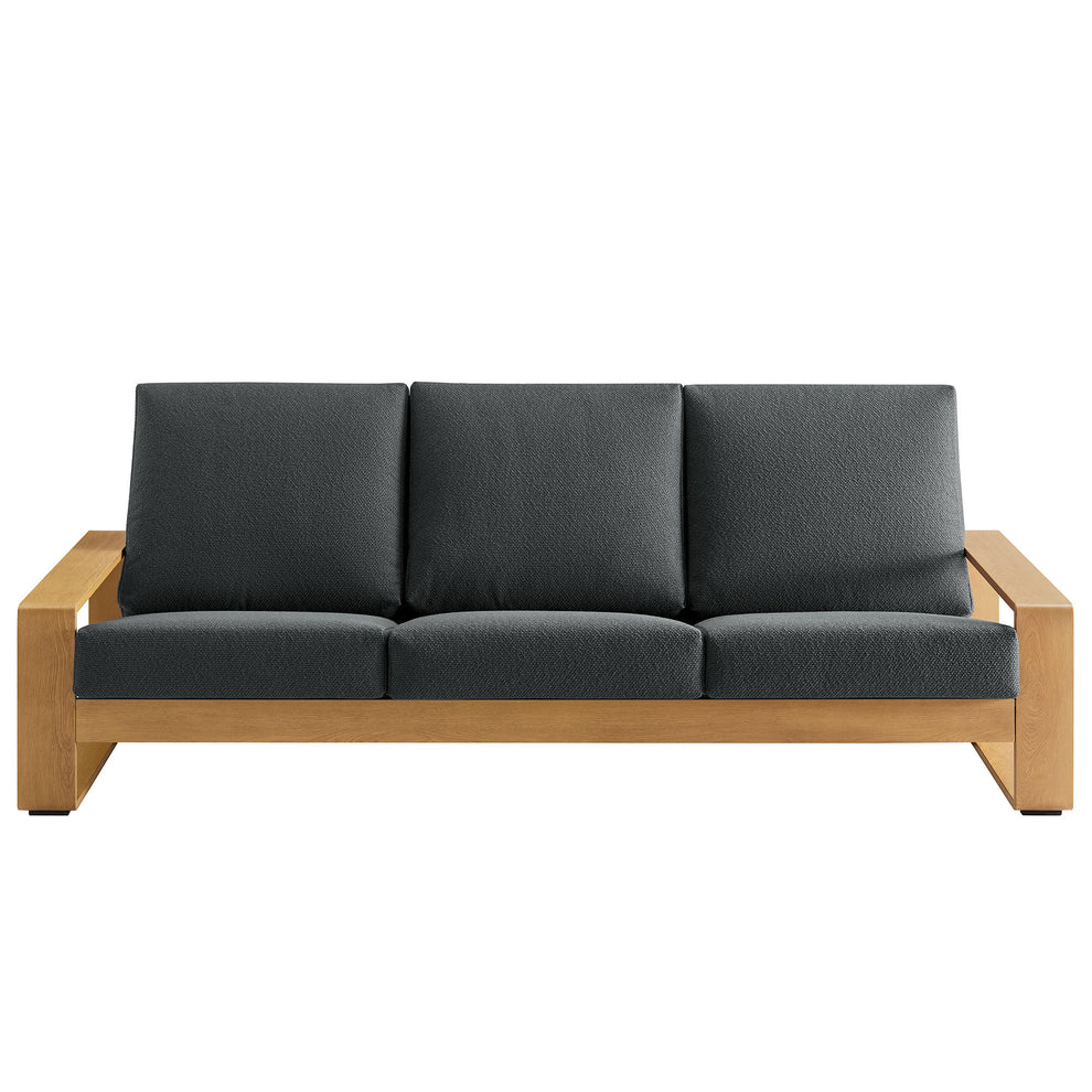Lirienne Outdoor Patio Aluminum Faux Wood Sofa by Modway | Outdoor Patio Daybed | Modishstore - 5