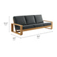 Saratoga 4-Piece Outdoor Patio Teak Wood Furniture Set by Modway