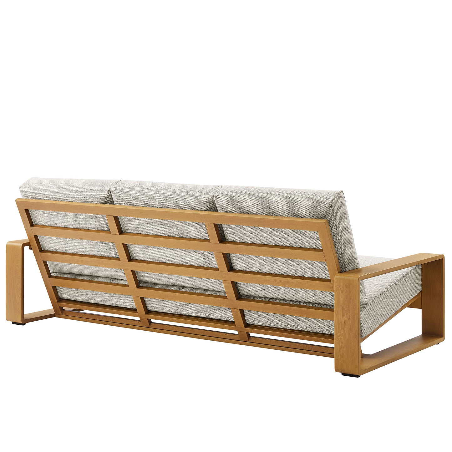 Saratoga 4-Piece Outdoor Patio Teak Wood Furniture Set by Modway