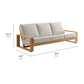 Saratoga 4-Piece Outdoor Patio Teak Wood Furniture Set by Modway