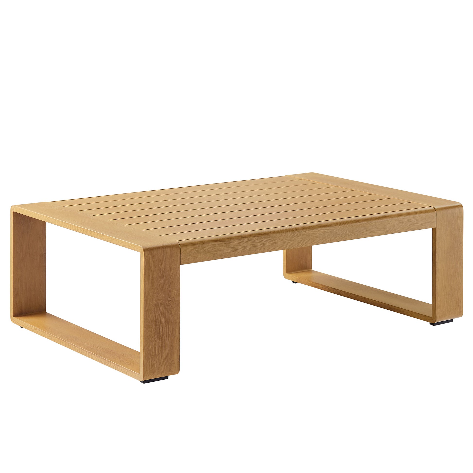 Lirienne Outdoor Patio Aluminum Faux Wood Coffee Table by Modway | Outdoor Patio Daybed | Modishstore - 2