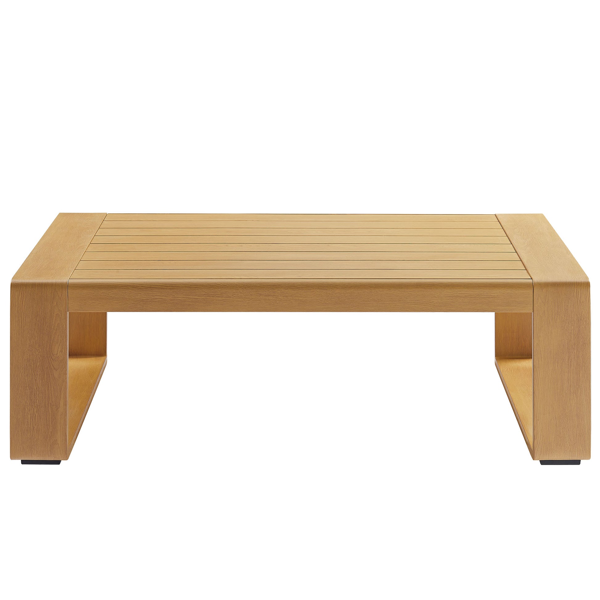 Lirienne Outdoor Patio Aluminum Faux Wood Coffee Table by Modway | Outdoor Patio Daybed | Modishstore - 4