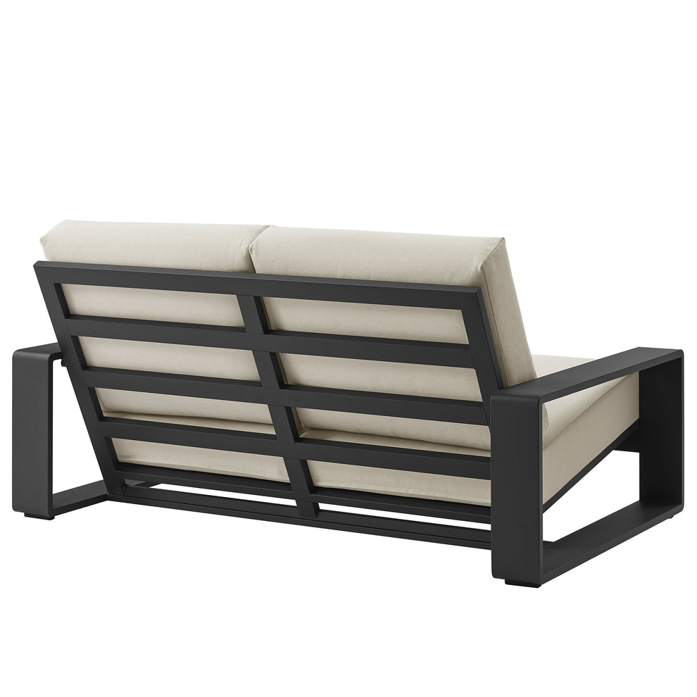 Lirienne Outdoor Patio Aluminum Loveseat by Modway | Loveseats | Modishstore - 4