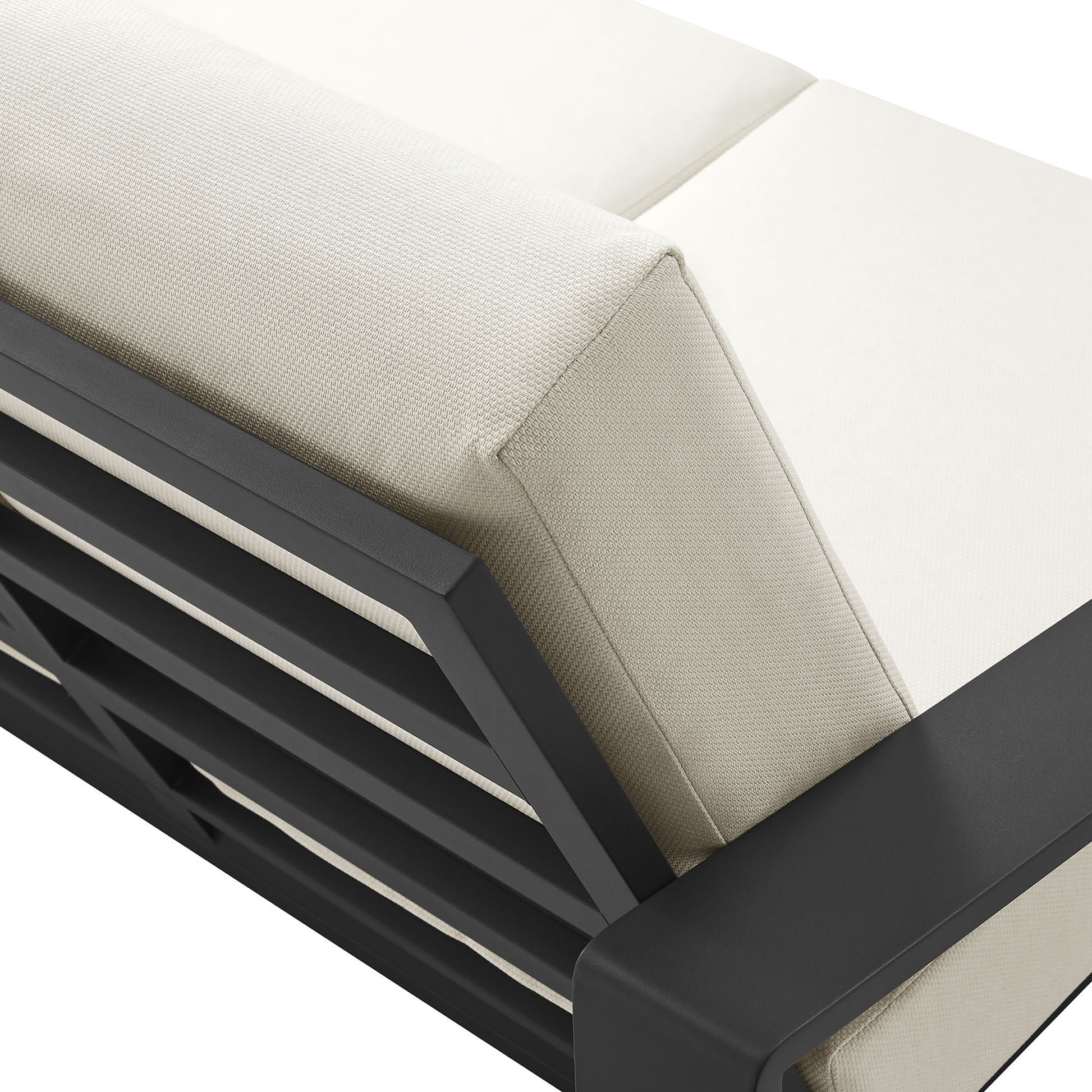 Lirienne Outdoor Patio Aluminum Loveseat by Modway | Loveseats | Modishstore - 6