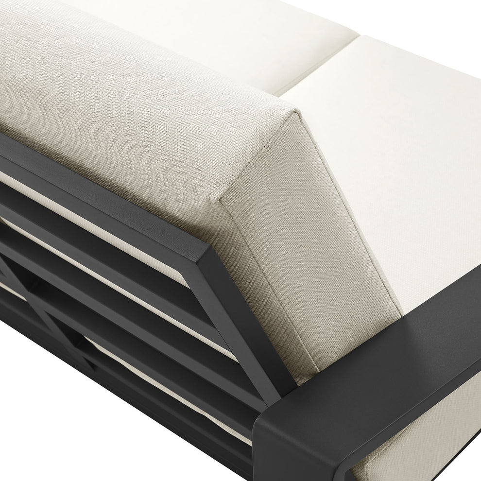 Lirienne Outdoor Patio Aluminum Loveseat by Modway | Loveseats | Modishstore - 6
