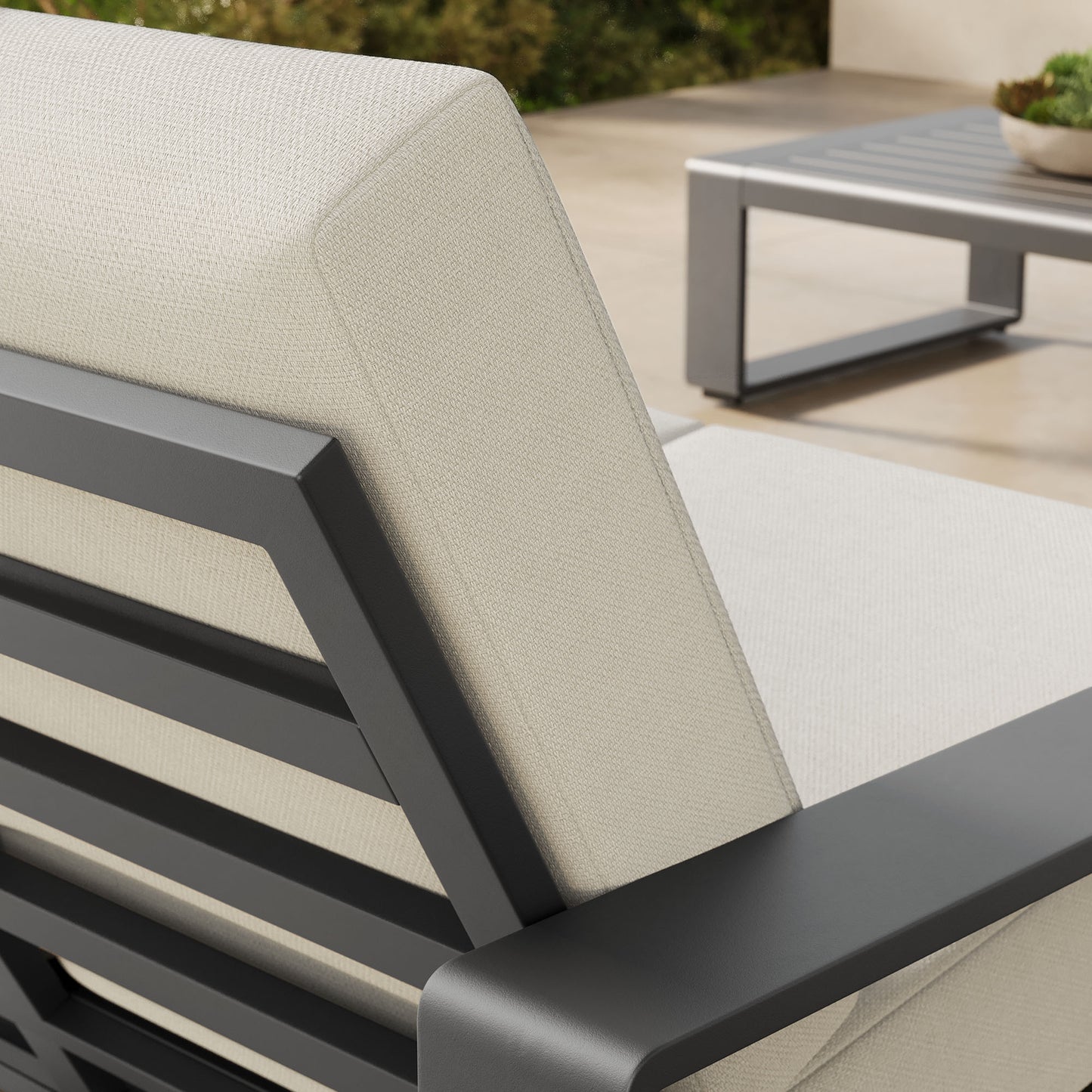 Lirienne Outdoor Patio Aluminum Loveseat by Modway | Loveseats | Modishstore - 7