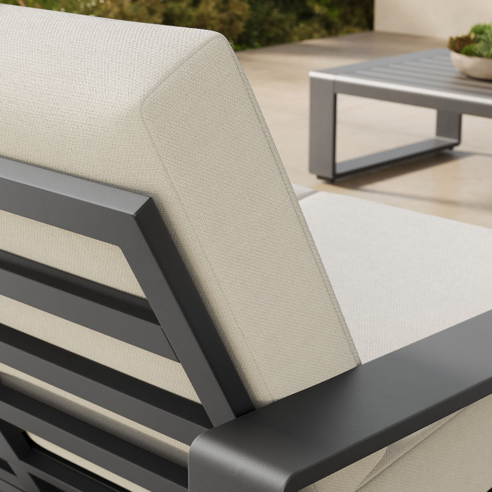 Lirienne Outdoor Patio Aluminum Loveseat by Modway | Loveseats | Modishstore - 7
