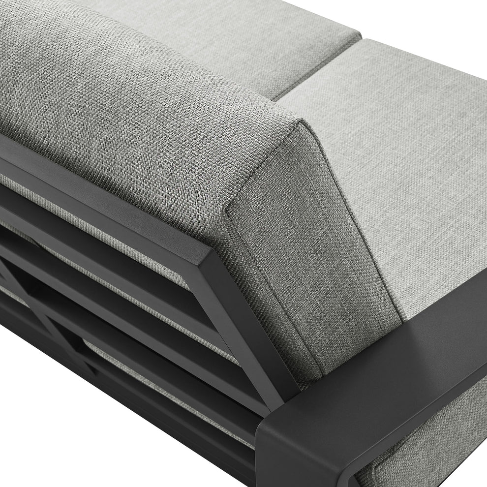 Lirienne Outdoor Patio Aluminum Loveseat by Modway | Loveseats | Modishstore - 14