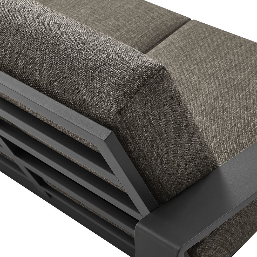 Lirienne Outdoor Patio Aluminum Loveseat by Modway | Loveseats | Modishstore - 23