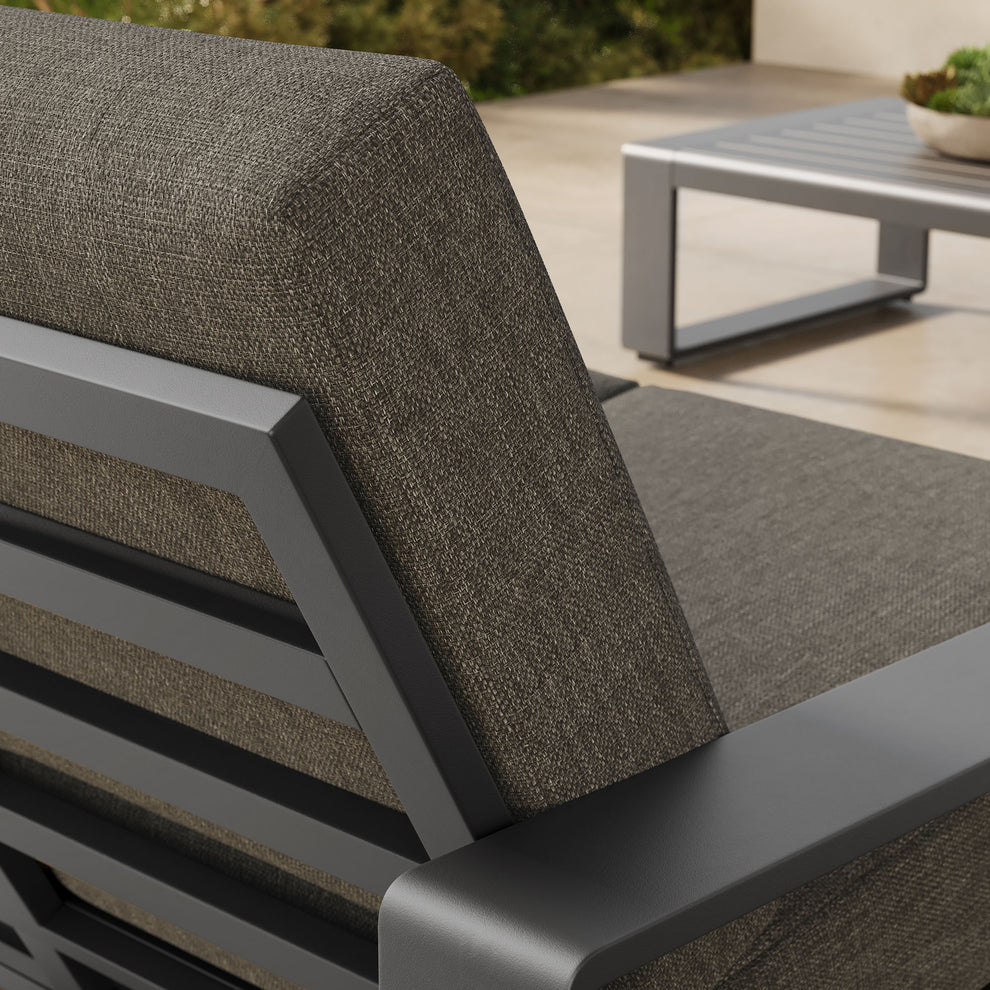 Lirienne Outdoor Patio Aluminum Loveseat by Modway | Loveseats | Modishstore - 24