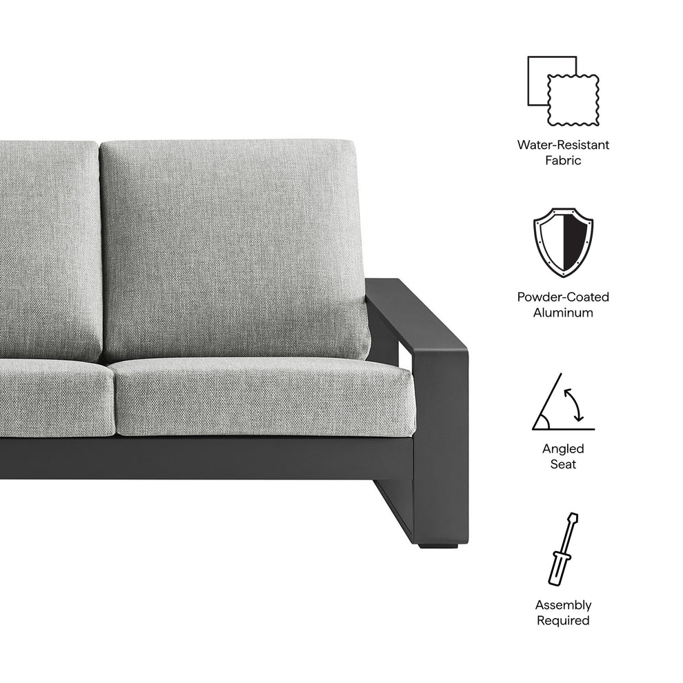 Lirienne Outdoor Patio Aluminum Sofa by Modway | Outdoor Patio Daybed | Modishstore - 17