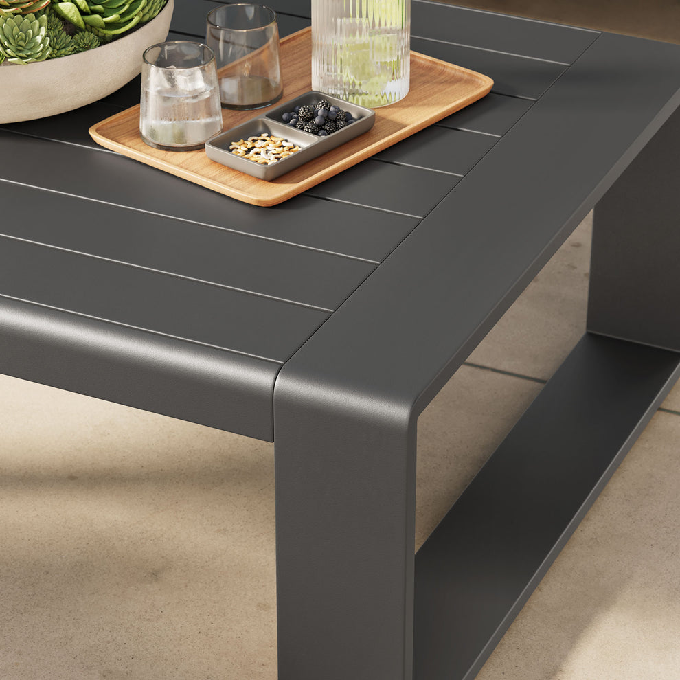 Lirienne Outdoor Patio Aluminum Coffee Table by Modway | Outdoor Patio Daybed | Modishstore - 7