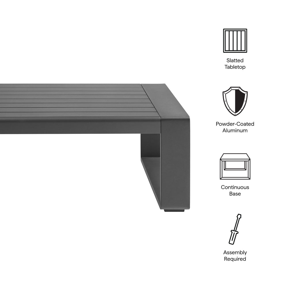 Lirienne Outdoor Patio Aluminum Coffee Table by Modway | Outdoor Patio Daybed | Modishstore - 8