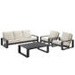 Lirienne Outdoor Patio Aluminum Faux Wood Armchairs Set of 2 by Modway