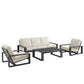 Lirienne Outdoor Patio Aluminum Faux Wood Armchairs Set of 2 by Modway