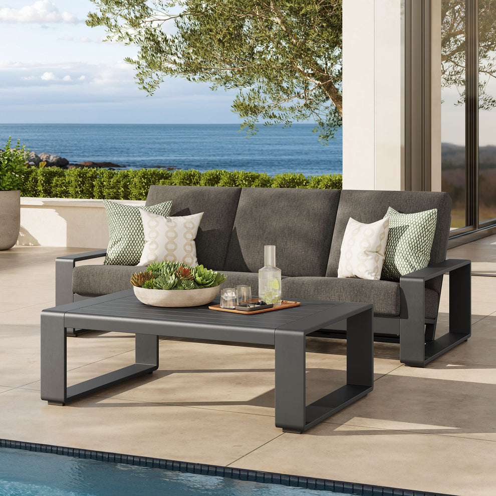 Lirienne 2-Piece Outdoor Patio Aluminum Furniture Set by Modway | Outdoor Patio Daybed | Modishstore - 8